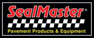 A black and red logo for the dealmaster equipment products & equipment.